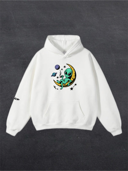 BLAZE ALIEN UNISEX HOODIE - FRONT PRINT (multiple colours)