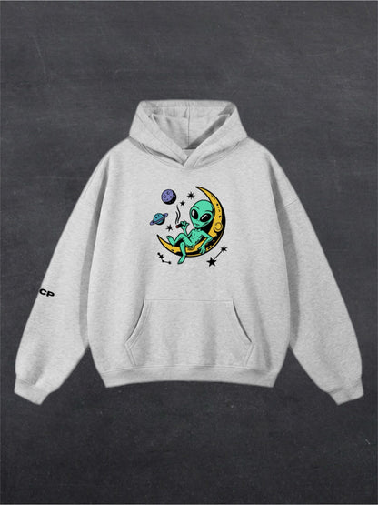 BLAZE ALIEN UNISEX HOODIE - FRONT PRINT (multiple colours)