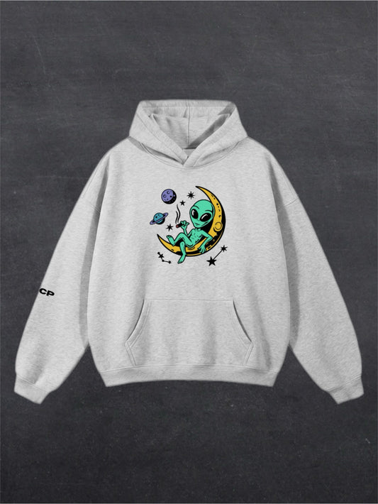 BLAZE ALIEN UNISEX HOODIE - FRONT PRINT (multiple colours)