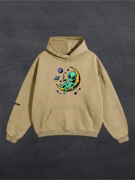 BLAZE ALIEN UNISEX HOODIE - FRONT PRINT (multiple colours)