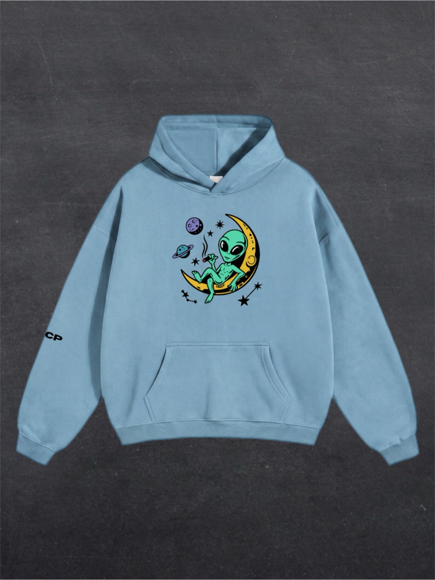BLAZE ALIEN UNISEX HOODIE - FRONT PRINT (multiple colours)