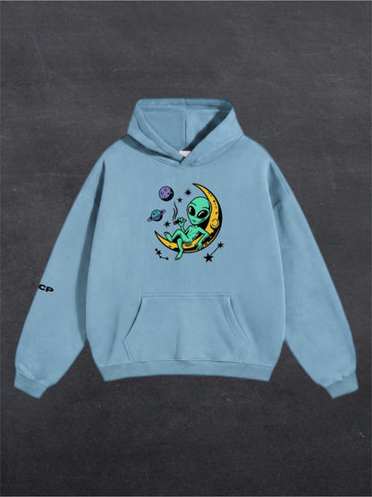 BLAZE ALIEN UNISEX HOODIE - FRONT PRINT (multiple colours)