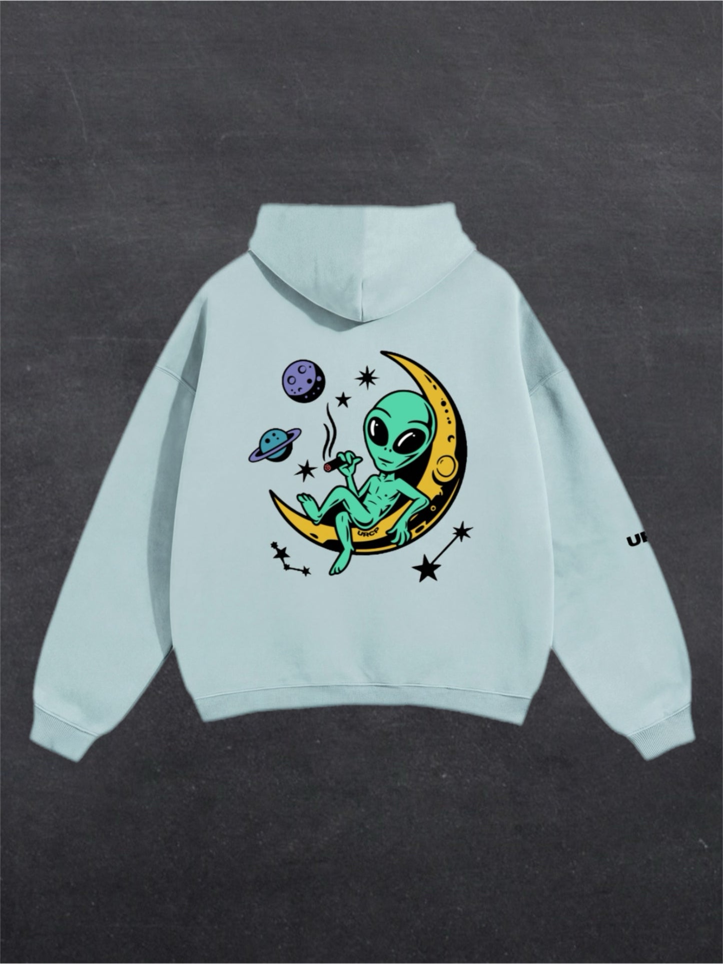 BLAZE ALIEN UNISEX HOODIE - BACK PRINT (multiple colours)