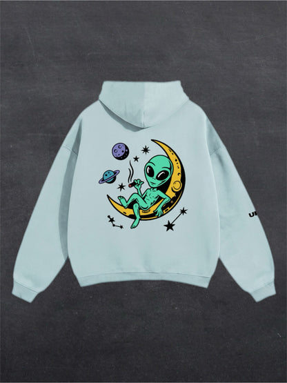 BLAZE ALIEN UNISEX HOODIE - BACK PRINT (multiple colours)
