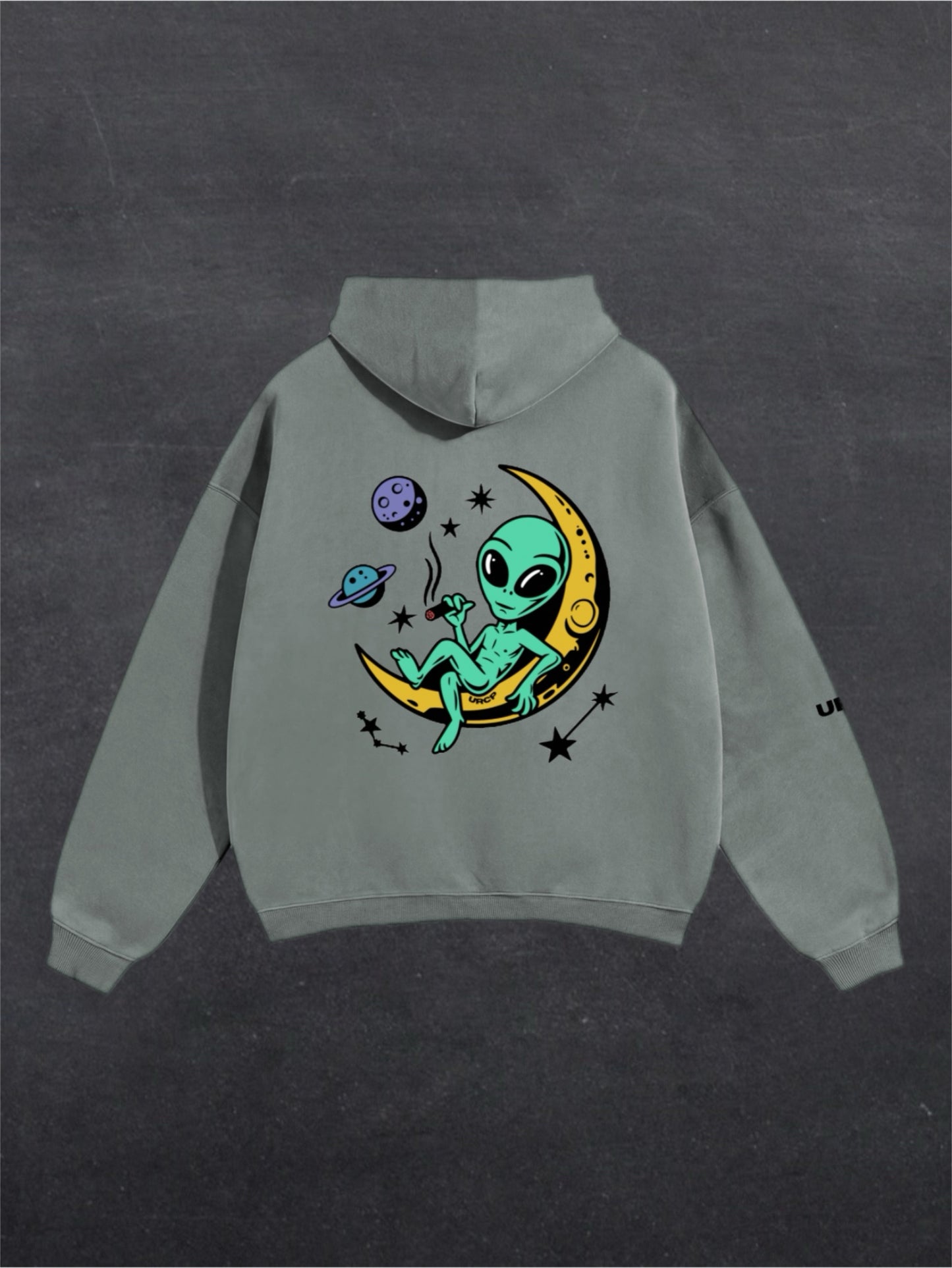 BLAZE ALIEN UNISEX HOODIE - BACK PRINT (multiple colours)
