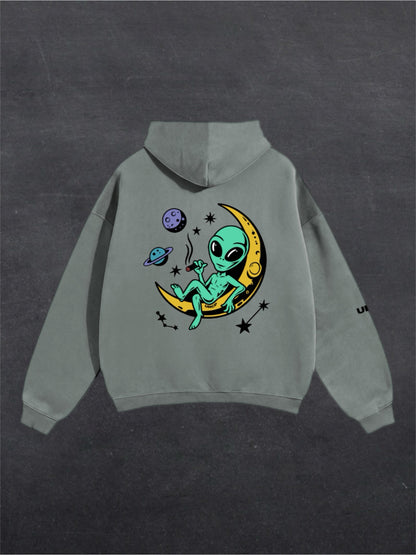BLAZE ALIEN UNISEX HOODIE - BACK PRINT (multiple colours)