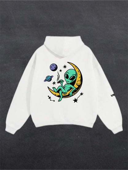 BLAZE ALIEN UNISEX HOODIE - BACK PRINT (multiple colours)
