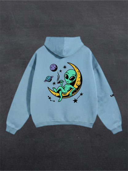 BLAZE ALIEN UNISEX HOODIE - BACK PRINT (multiple colours)