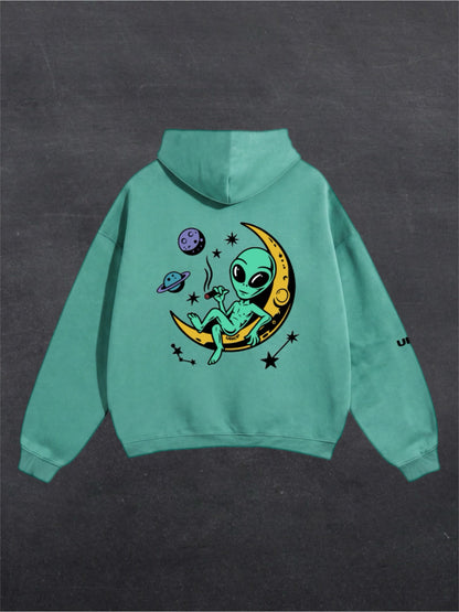 BLAZE ALIEN UNISEX HOODIE - BACK PRINT (multiple colours)
