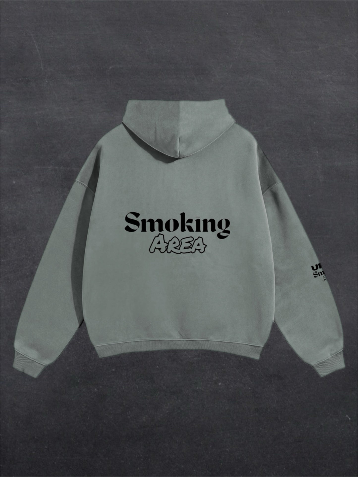 LIGHT SMOKING AREA UNISEX HOODIE - BACK PRINT (multiple colours)