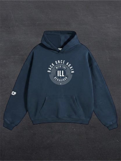 BACK ONCE AGAIN UNISEX HOODIE - FRONT PRINT (multiple colours)