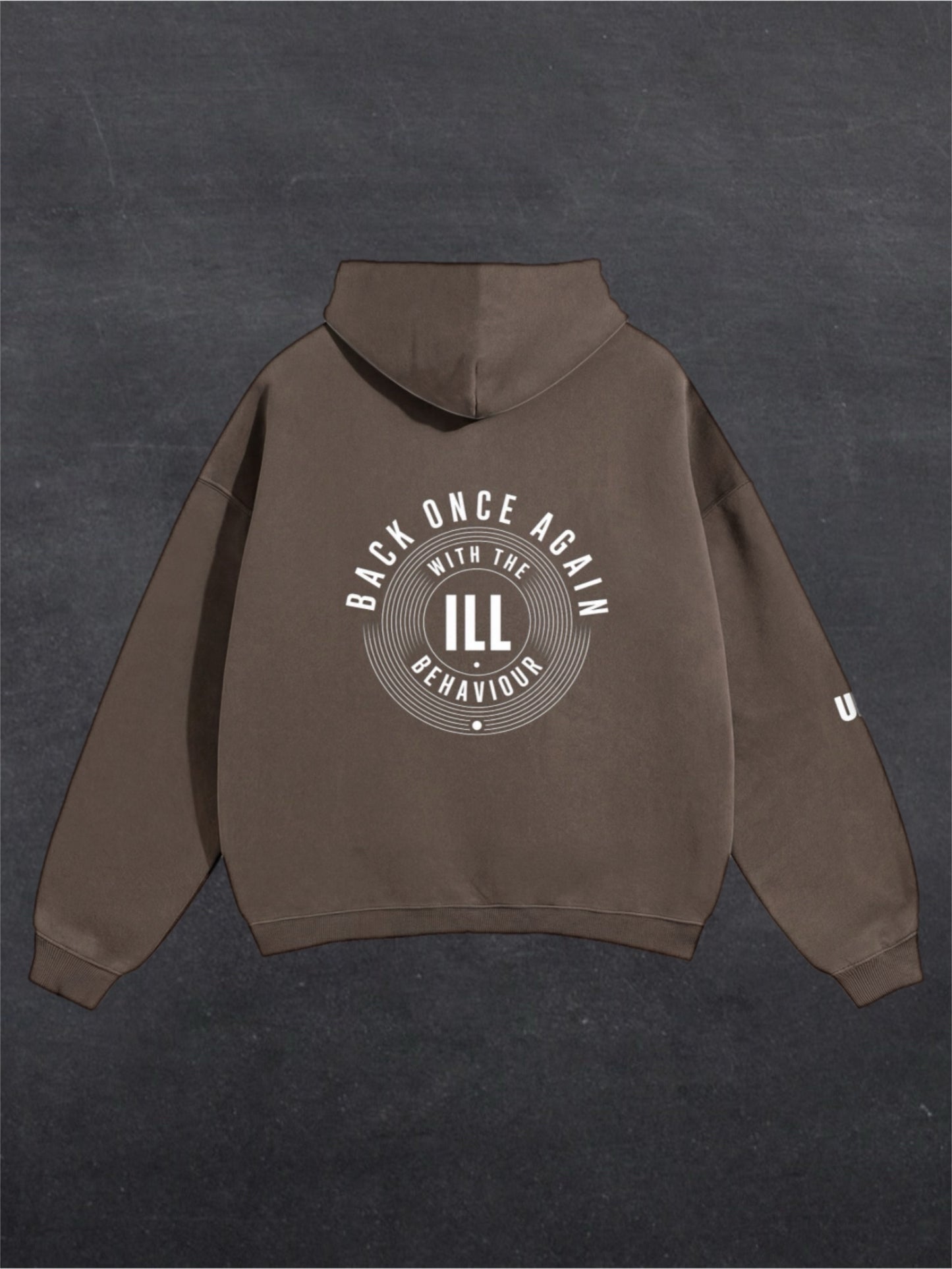 BACK ONCE AGAIN UNISEX HOODIE - BACK PRINT (multiple colours)