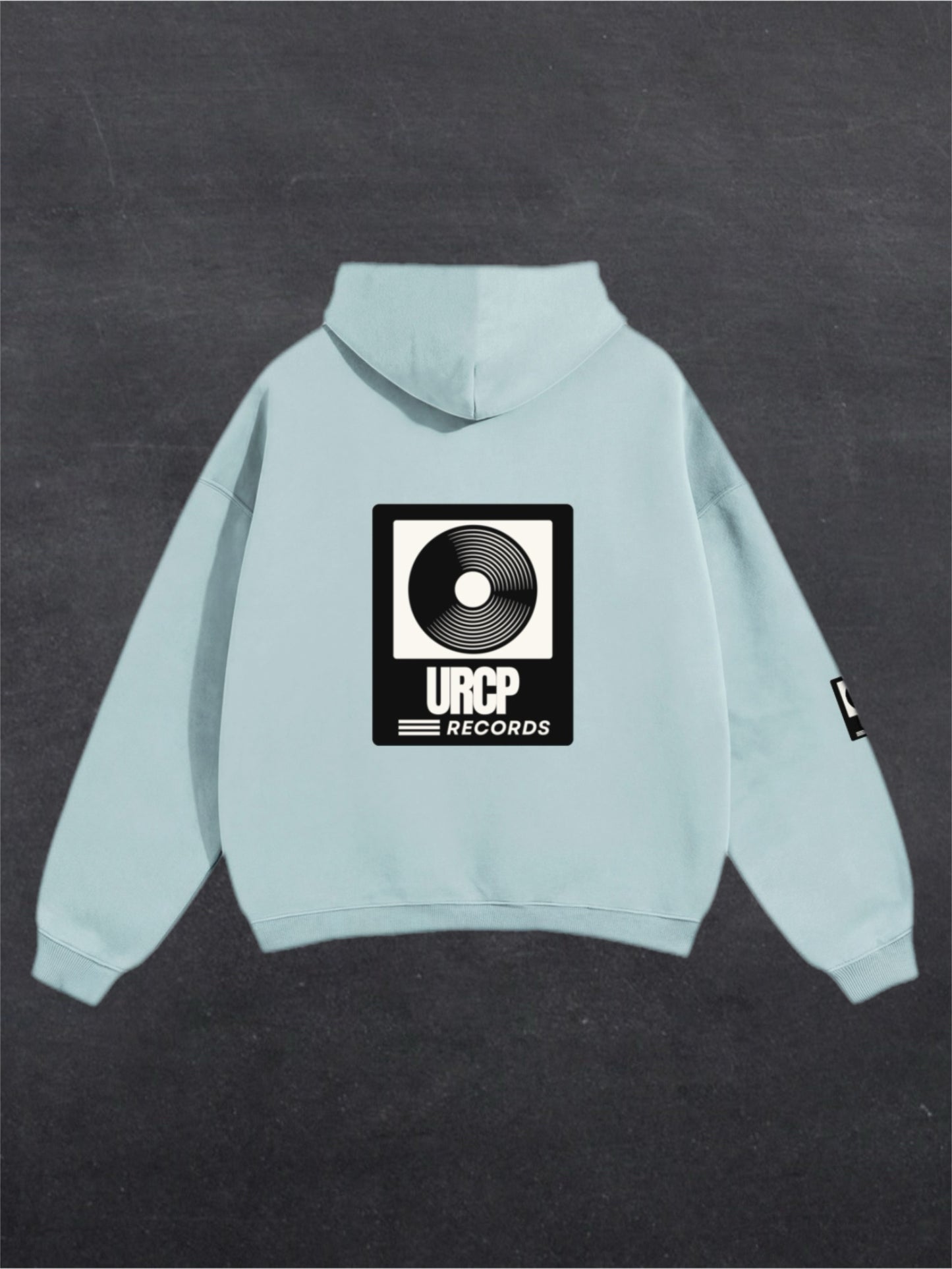 URCP RECORDS UNISEX HOODIE - BACK PRINT (multiple colours)