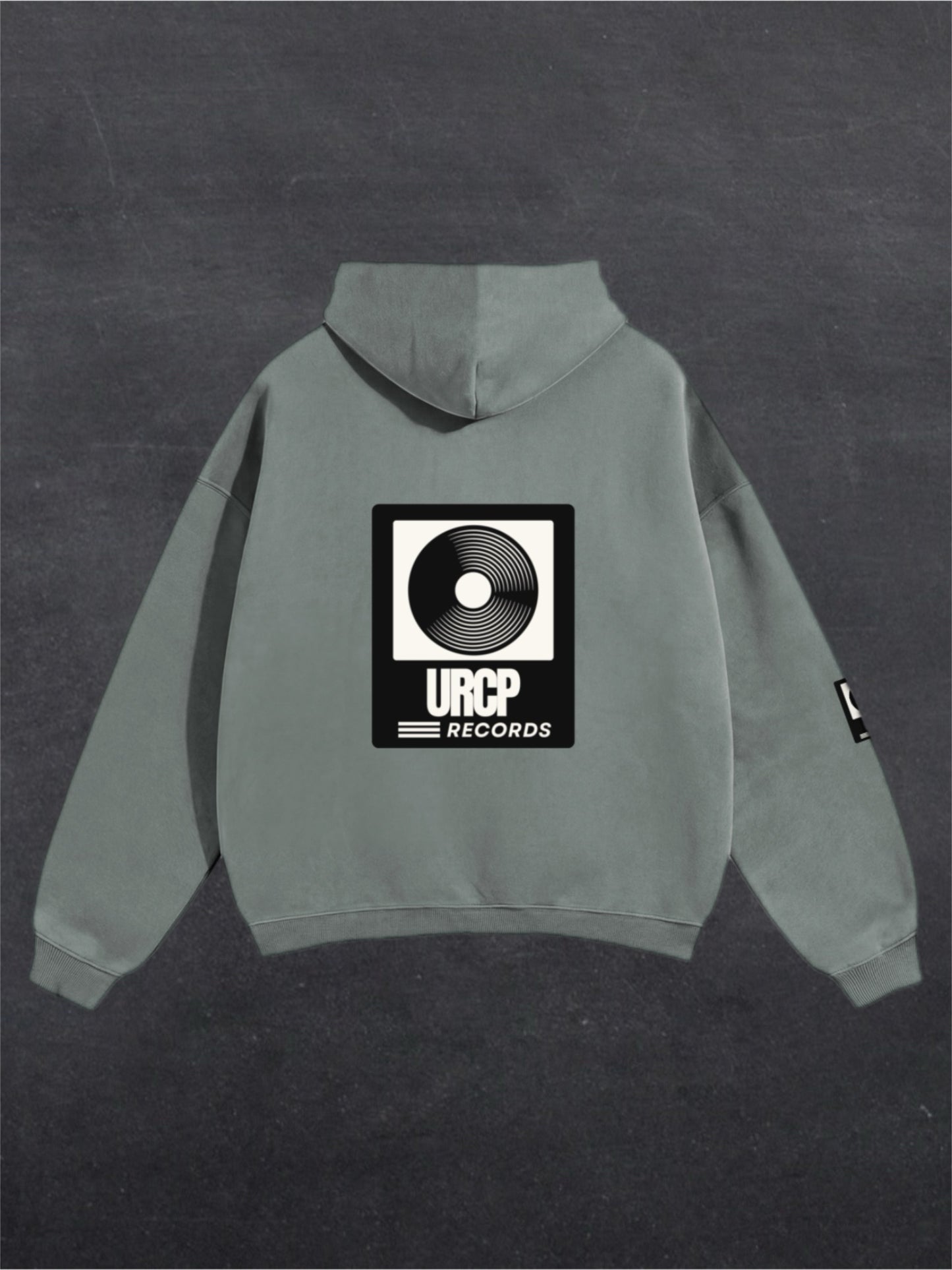 URCP RECORDS UNISEX HOODIE - BACK PRINT (multiple colours)