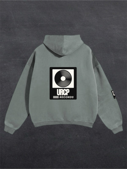 URCP RECORDS UNISEX HOODIE - BACK PRINT (multiple colours)