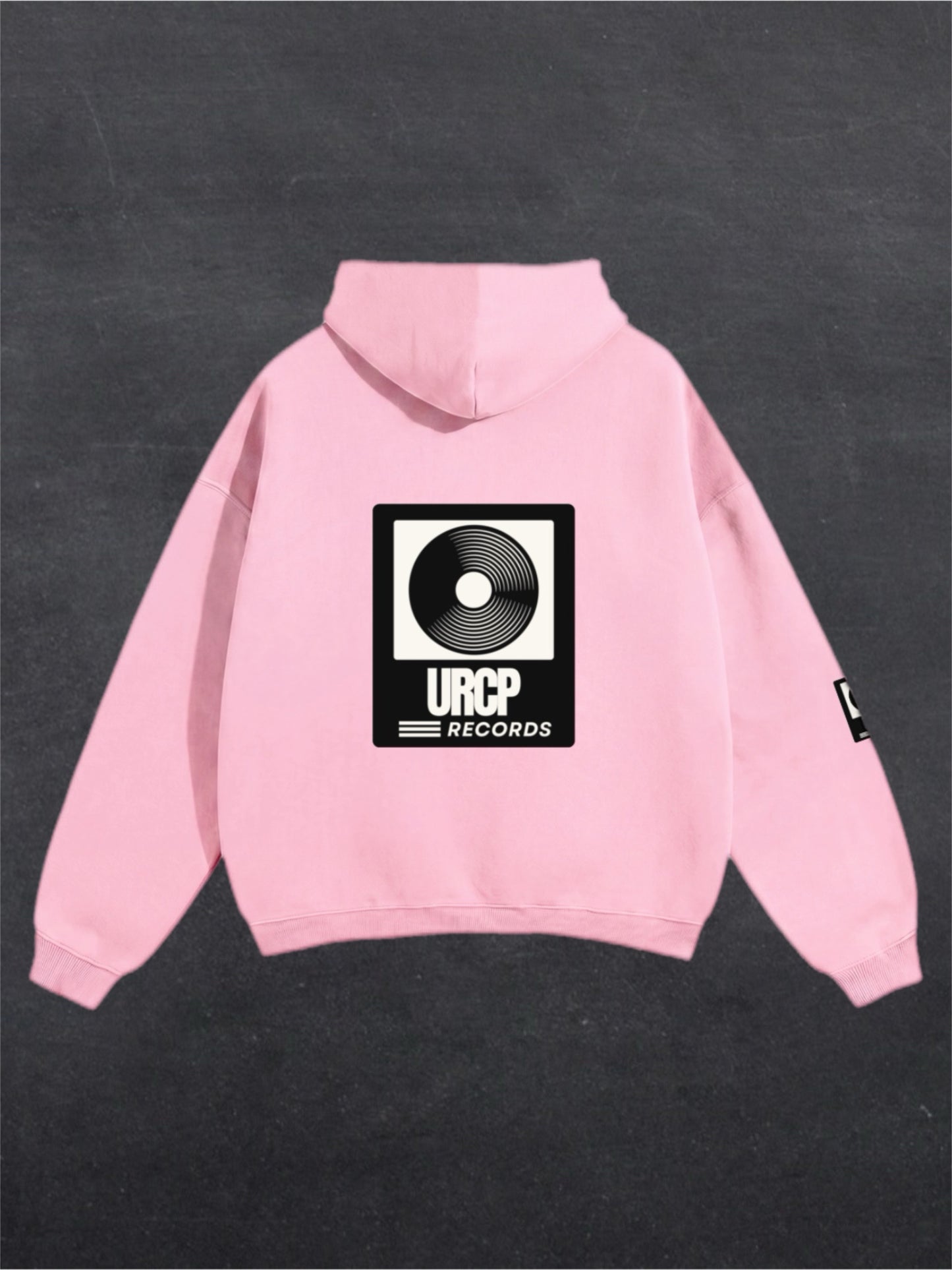 URCP RECORDS UNISEX HOODIE - BACK PRINT (multiple colours)