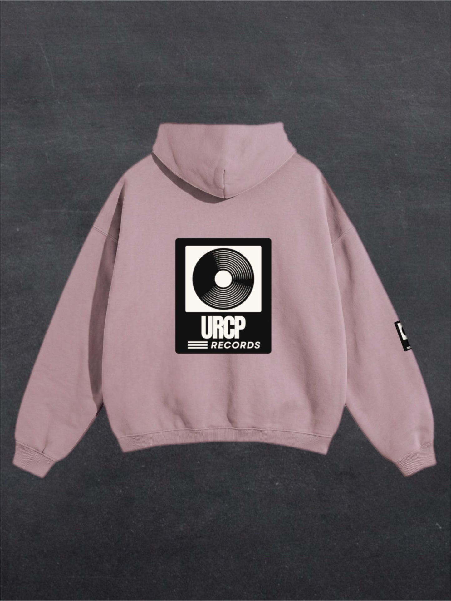 URCP RECORDS UNISEX HOODIE - BACK PRINT (multiple colours)
