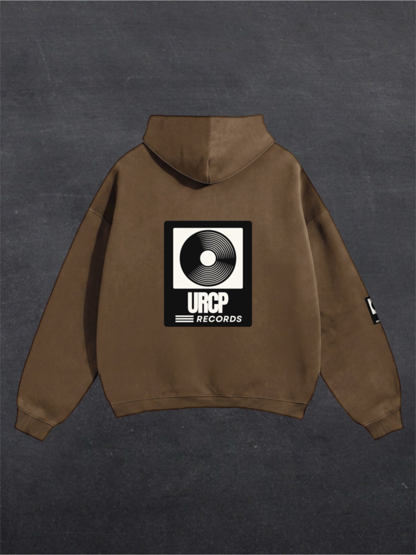 URCP RECORDS UNISEX HOODIE - BACK PRINT (multiple colours)