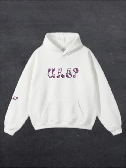 URCP METALLIC UNISEX HOODIE - FRONT PRINT (multiple colours)