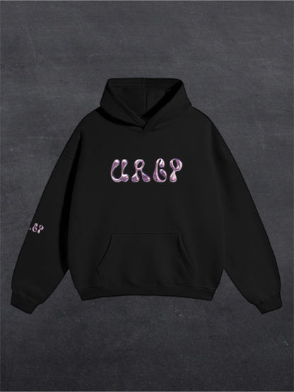 URCP METALLIC UNISEX HOODIE - FRONT PRINT (multiple colours)