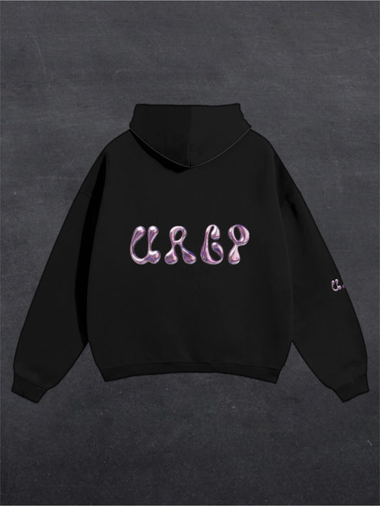 URCP METALLIC UNISEX HOODIE - BACK PRINT (multiple colours)