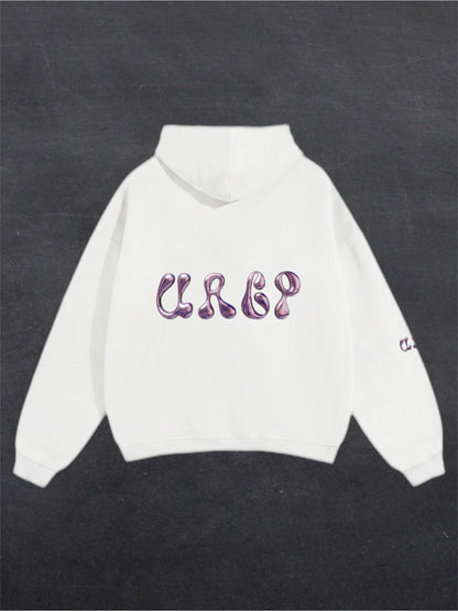 URCP METALLIC UNISEX HOODIE - BACK PRINT (multiple colours)