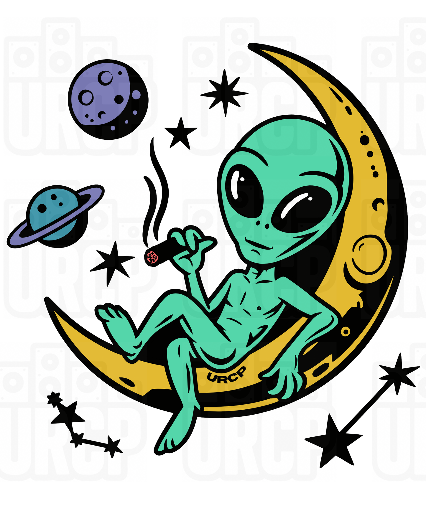 BLAZE ALIEN UNISEX TEE - FRONT PRINT (multiple colours)