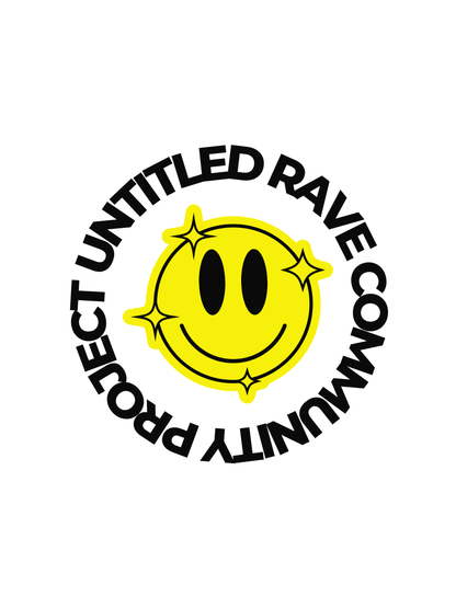 URCP Smiley Crewneck Crop Top - BACK FRONT (multiple colours)