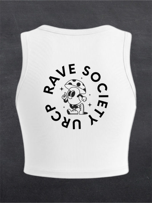 URCP MUSHROOM CREWNECK CROP TOP - BACK PRINT (multiple colours)