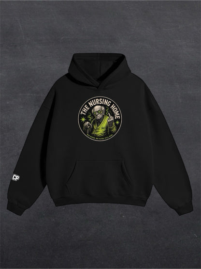 NURSING HOME UNISEX HOODIE - FRONT PRINT
