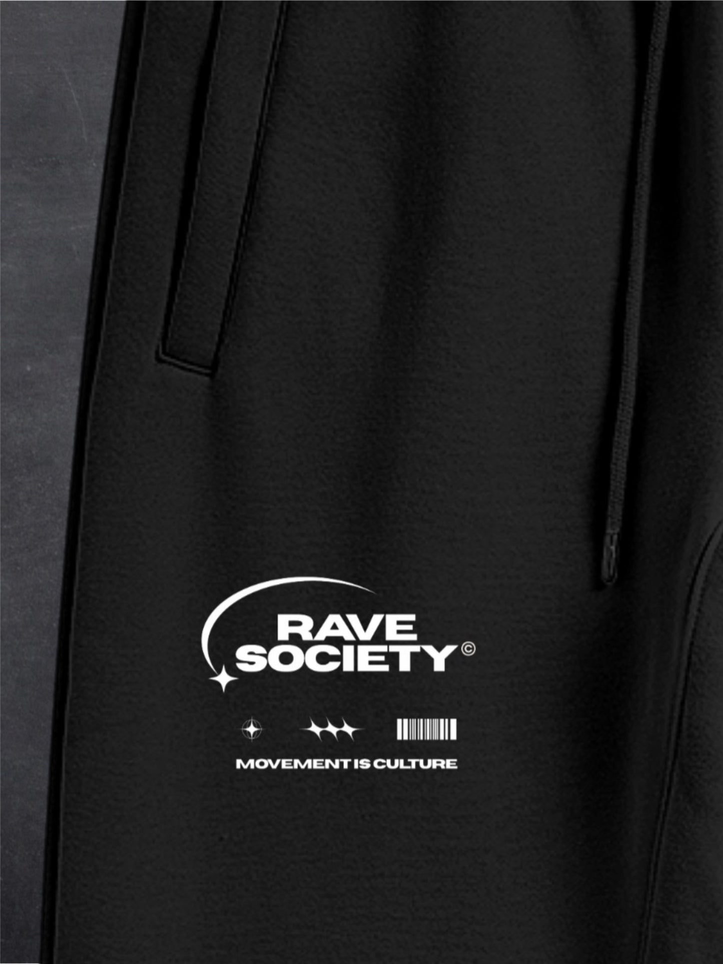 RAVE SOCIETY UNISEX FLEECE JOGGERS (multiple colours)