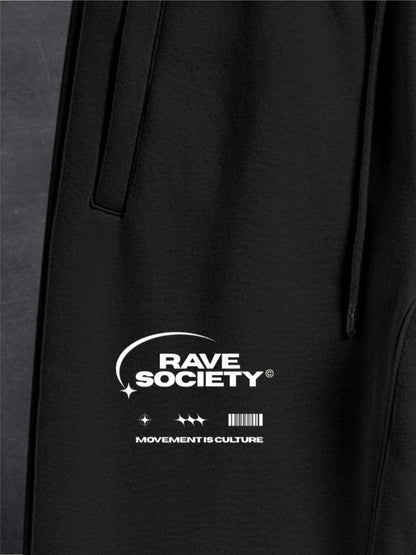 RAVE SOCIETY UNISEX FLEECE JOGGERS (multiple colours)