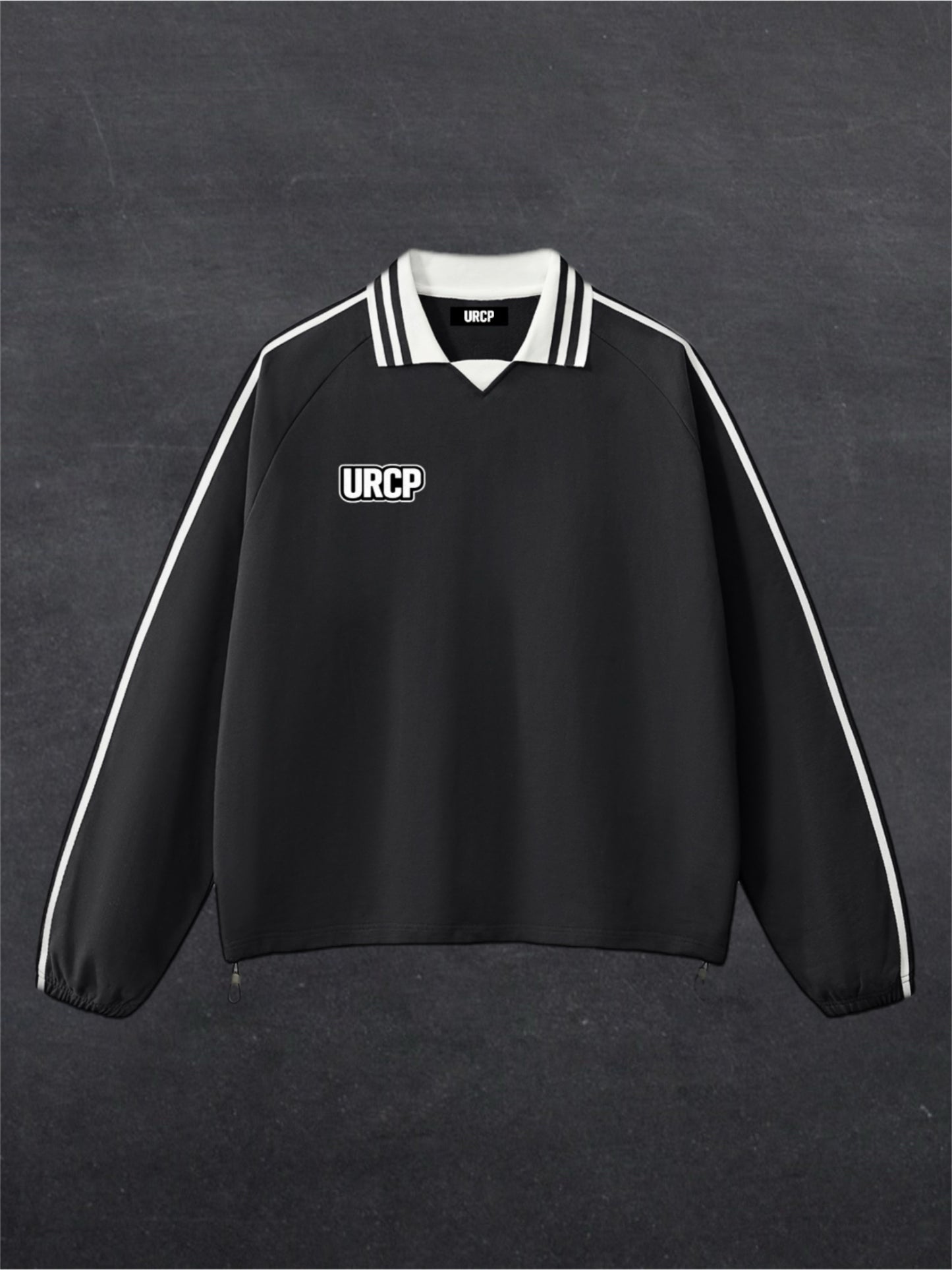 URCP RUGBY STYLE UNISEX SWEATSHIRT - BACK PRINT (black)