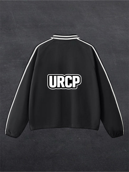 URCP RUGBY STYLE UNISEX SWEATSHIRT - BACK PRINT (black)