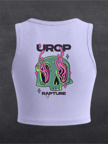 RAPTURE CREWNECK CROP TOP - BACK PRINT (multiple colours)