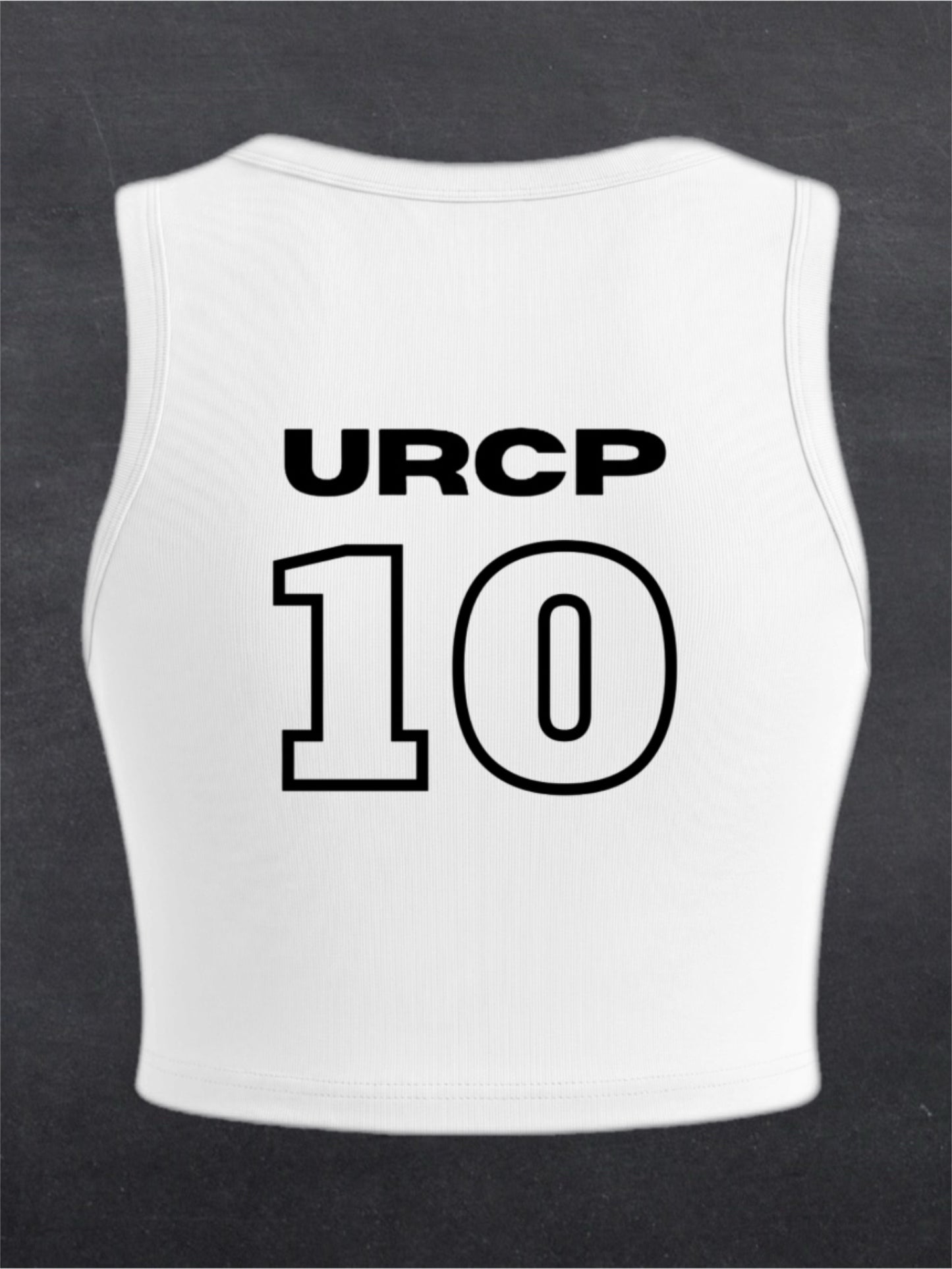 URCP 10 CREWNECK CROP TOP - BACK PRINT (multiple colours)
