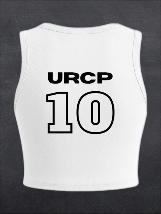 URCP 10 CREWNECK CROP TOP - BACK PRINT (multiple colours)