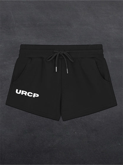 URCP WOMENS SHORTS - FRONT PRINT (black)
