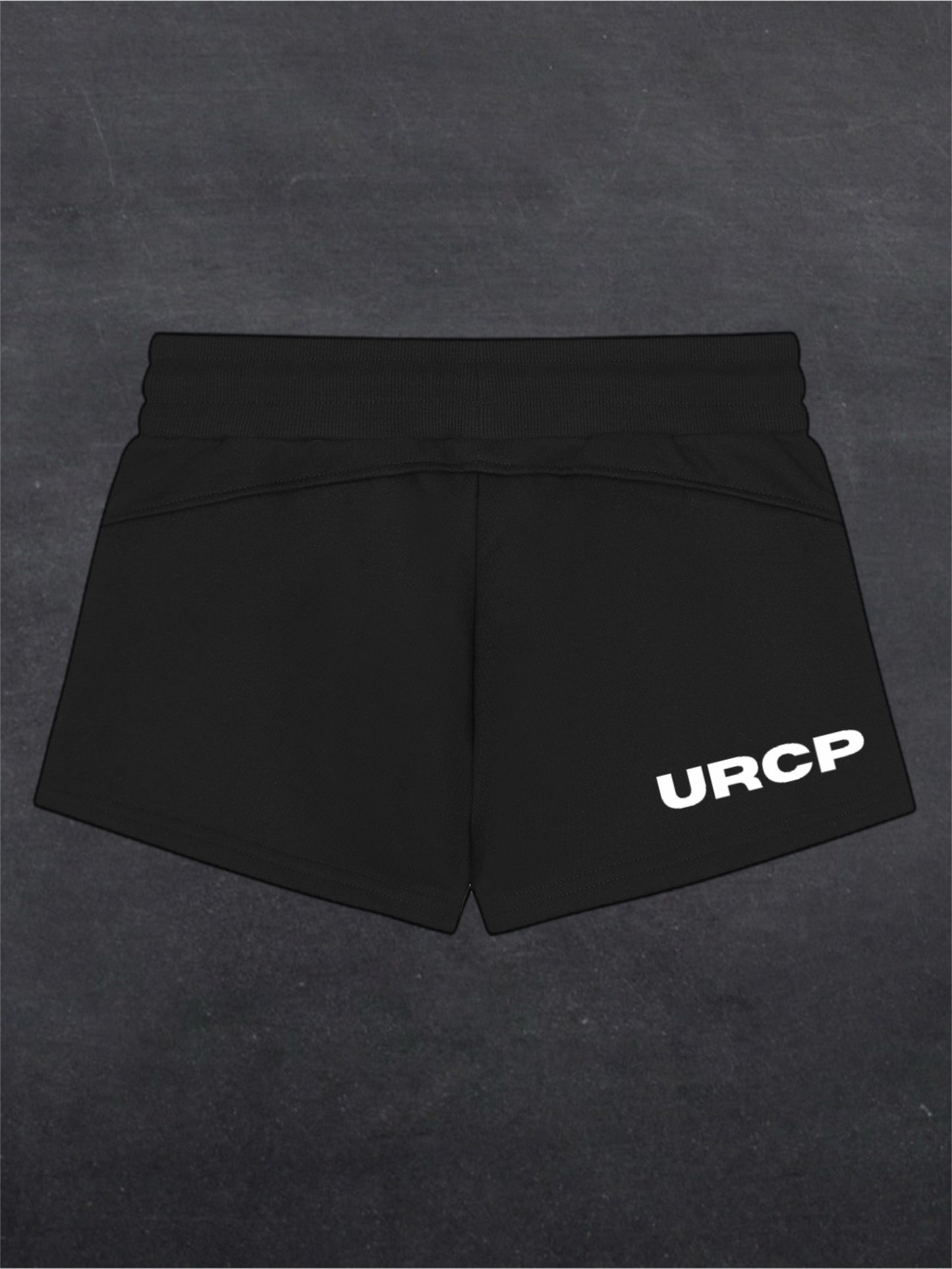 URCP WOMENS SHORTS - BACK PRINT (black)
