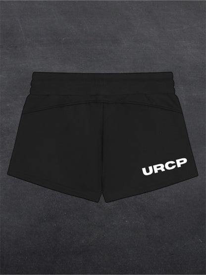URCP WOMENS SHORTS - BACK PRINT (black)