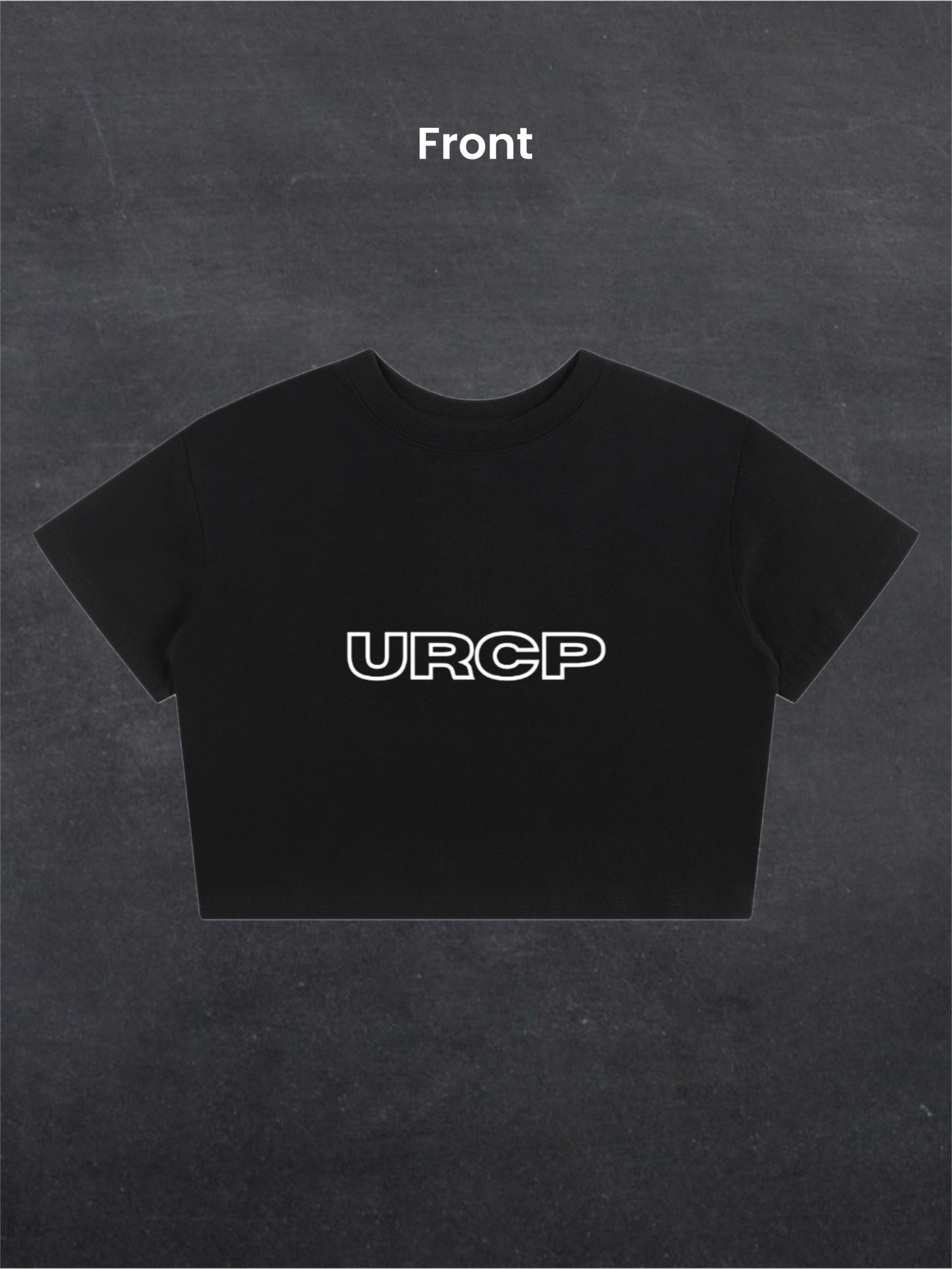 DO NOT INVITE ME TO THE AFTERS CROPPED TEE - BACK PRINT (black)