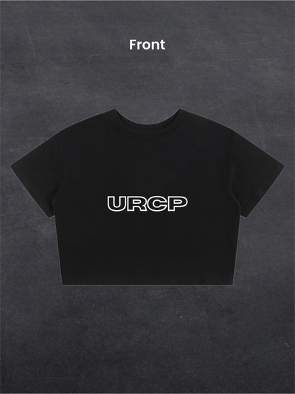 DO NOT INVITE ME TO THE AFTERS CROPPED TEE - BACK PRINT (black)