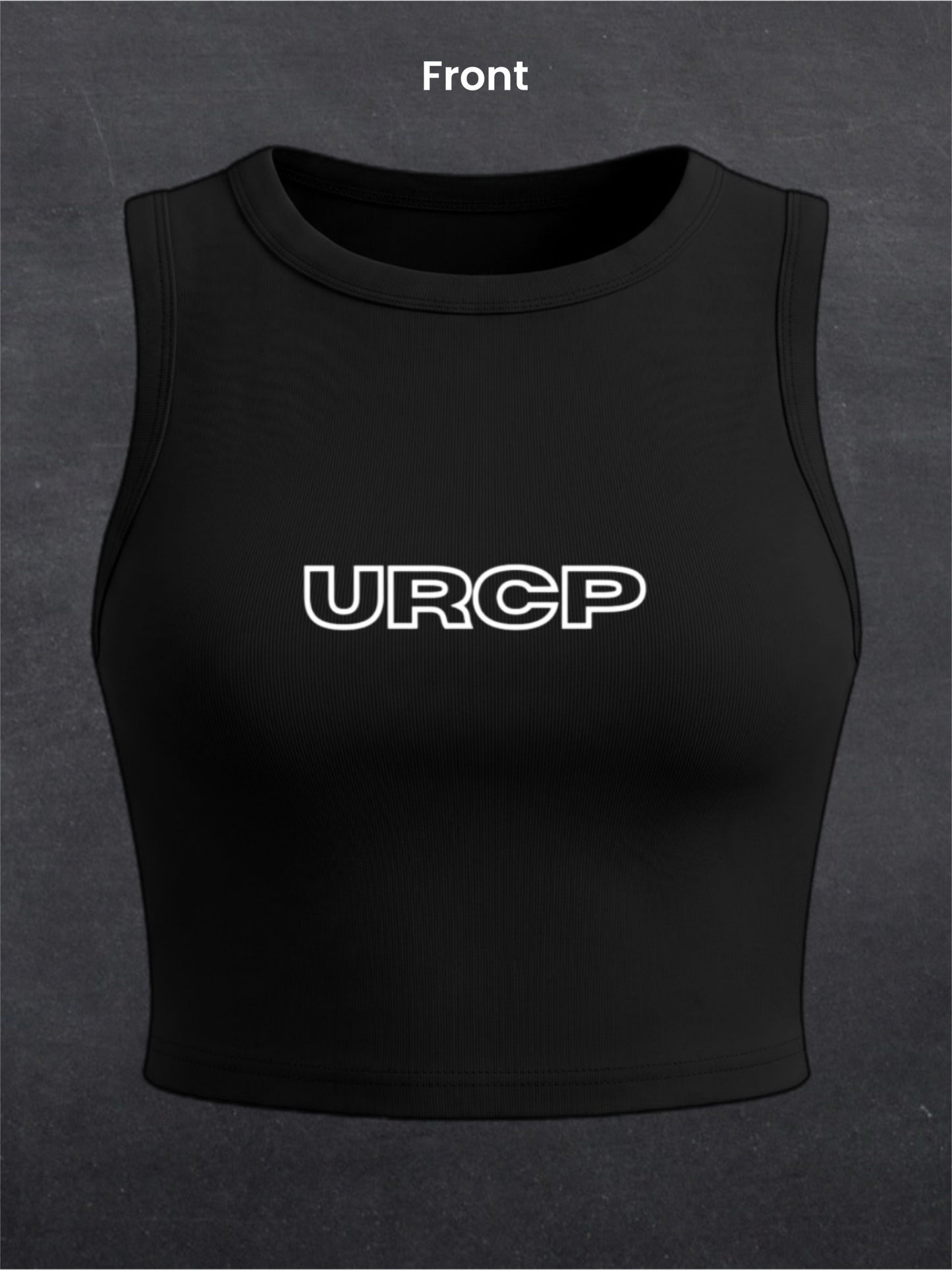 DO NOT INVITE ME TO THE AFTERS CREWNECK CROP TOP - BACK PRINT (black)