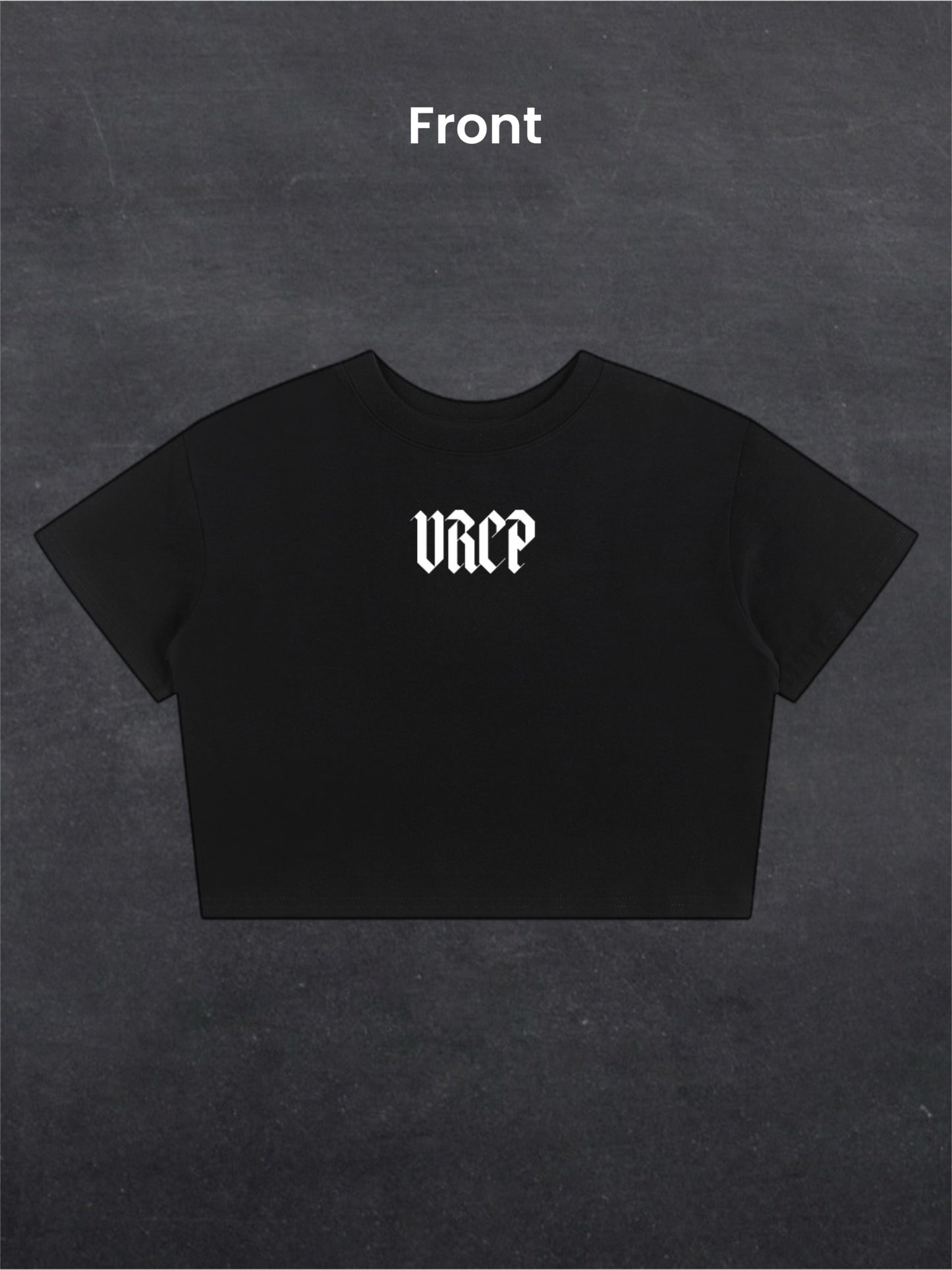 HEARTLESS CROPPED TEE (back design)
