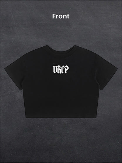 HEARTLESS CROPPED TEE (back design)
