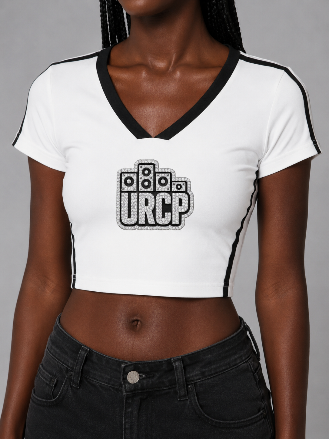 URCP DIAMOND CROPPED JERSEY - FRONT PRINT (multiple colours)