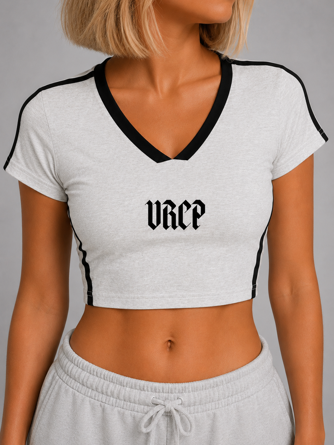 URCP GOTHIC CROPPED JERSEY (white/grey)