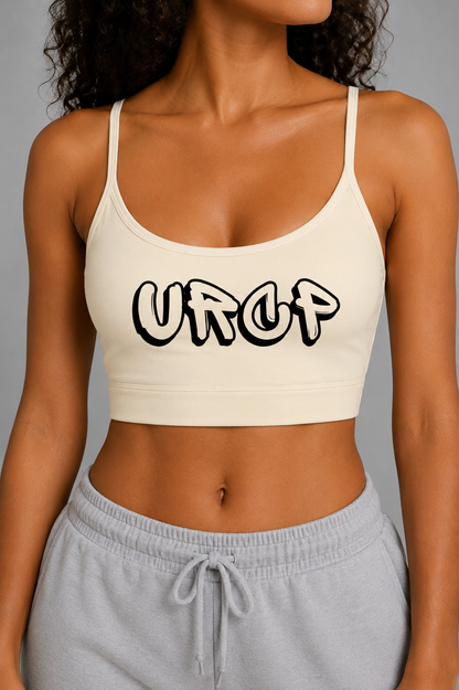 URCP GRAFFITI U-NECK SPORTS BRA (multiple colours)