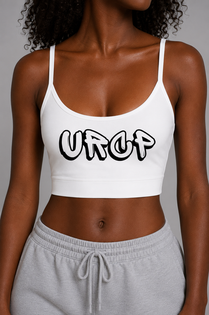 URCP GRAFFITI U-NECK SPORTS BRA (multiple colours)