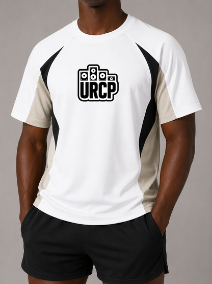 URCP LOGO UNISEX COLOUR BLOCK TOP - FRONT PRINT (multiple colours)
